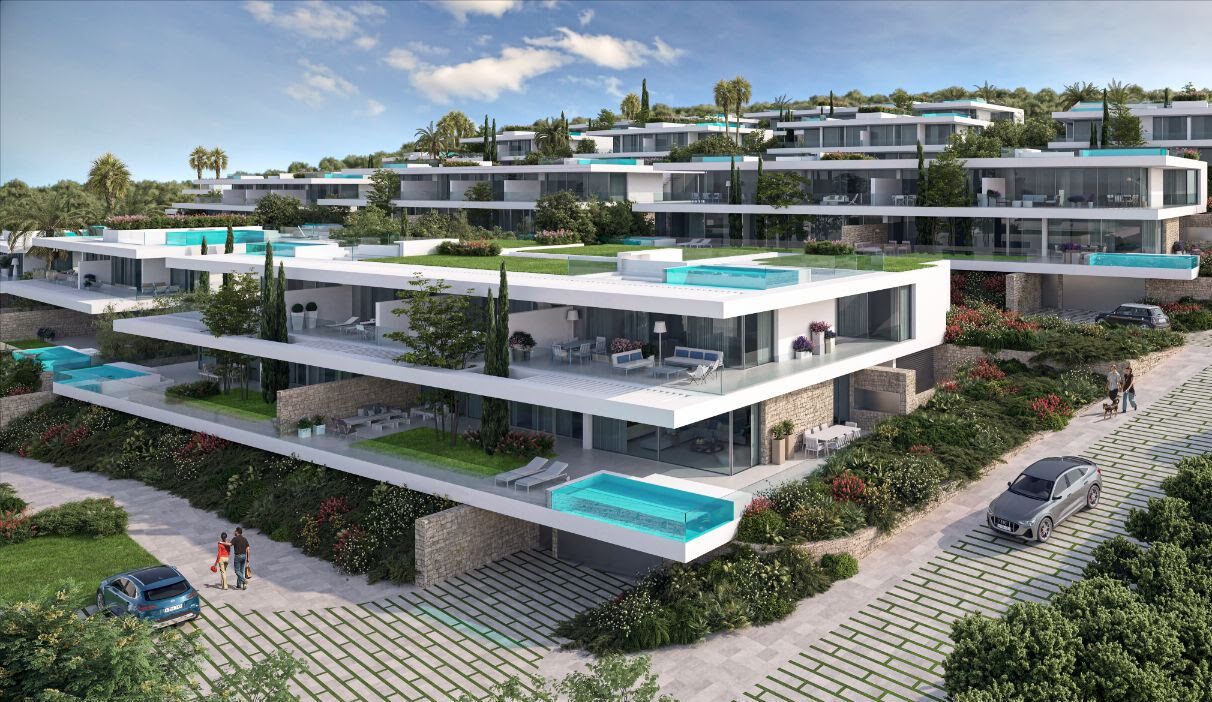 luxury new apartment villa for sale marbella golf beach