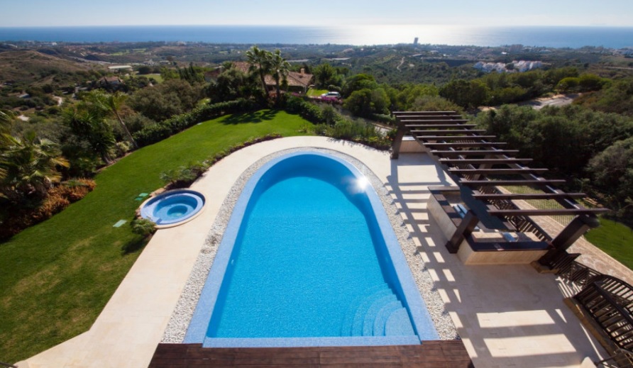 An incredible villa with stunning panoramic views and a long list of luxury features and rooms