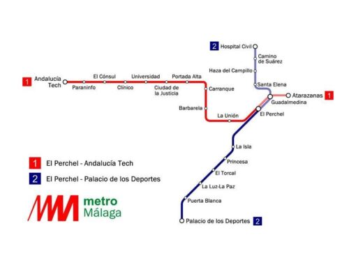 Twee nieuwe metrostations in Malaga openen met Pasen