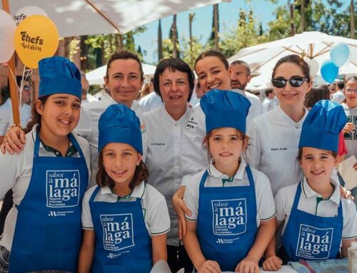 Charity cooking session with children in Benahavis