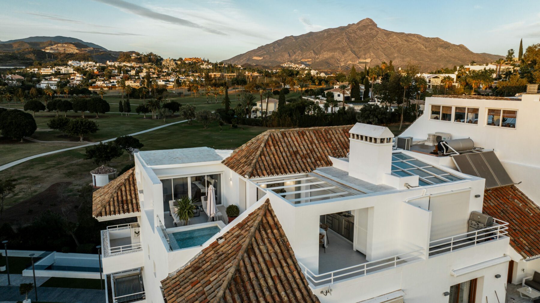 luxury golf penthouse for sale marbella